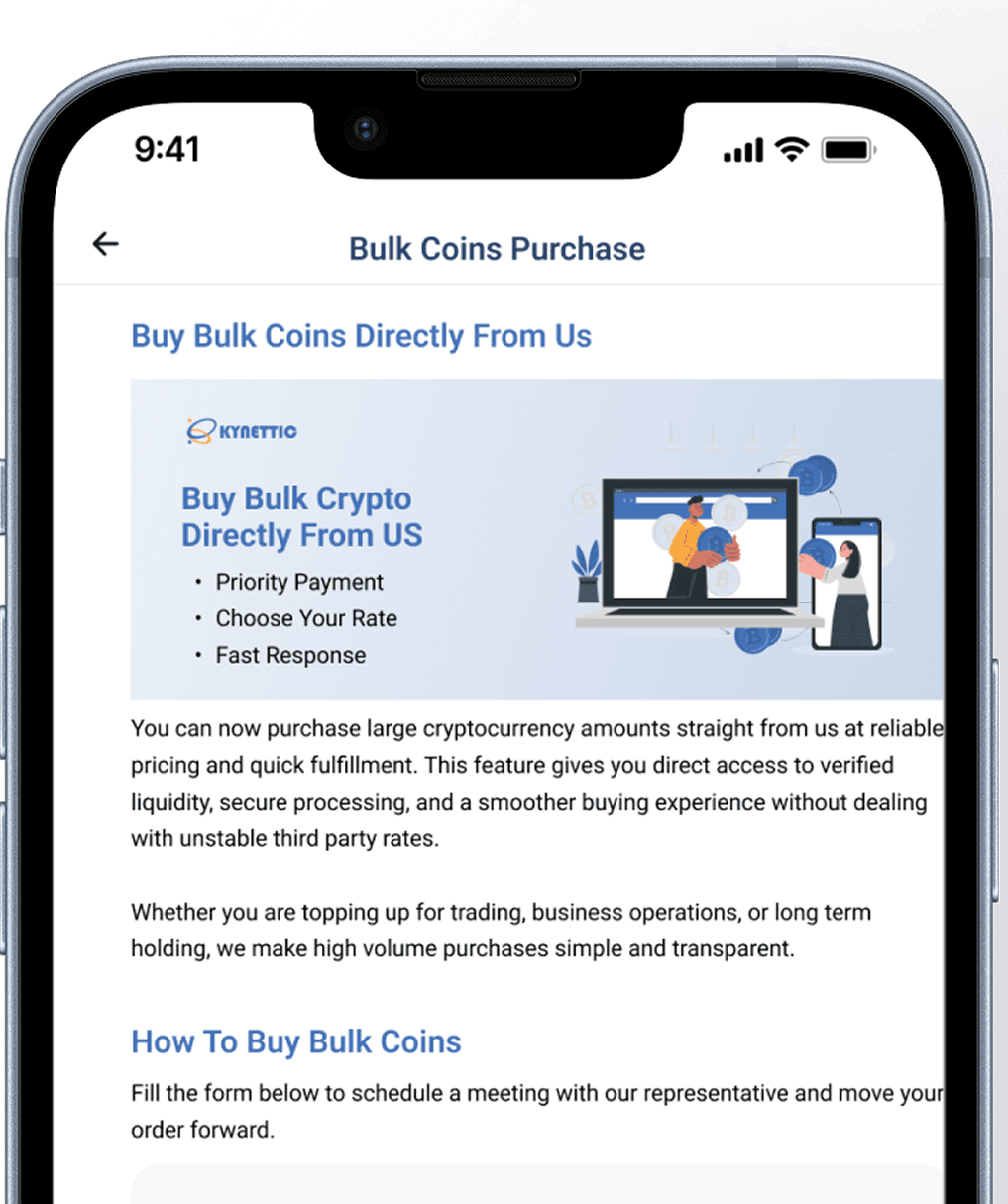 Bulk Coins Purchase Interface